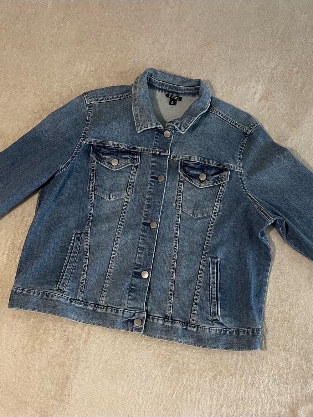 a.n.a Women’s Mid Blue Denim Jacket
